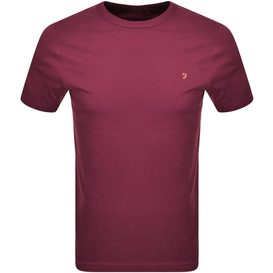 Alternative Image for ProductFarah Vintage Danny Short Sleeved T Shirt Red1